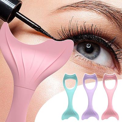 Delineador de ojos de silicona, herramienta de maquillaje de ojos multifuncional, dibujo perezoso, sombra de ojos, artefacto reutilizable, 1 ud.