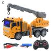 Set di modelli di veicoli da cantiere telecomandati a 4 canali per bambini, giocattolo betoniera