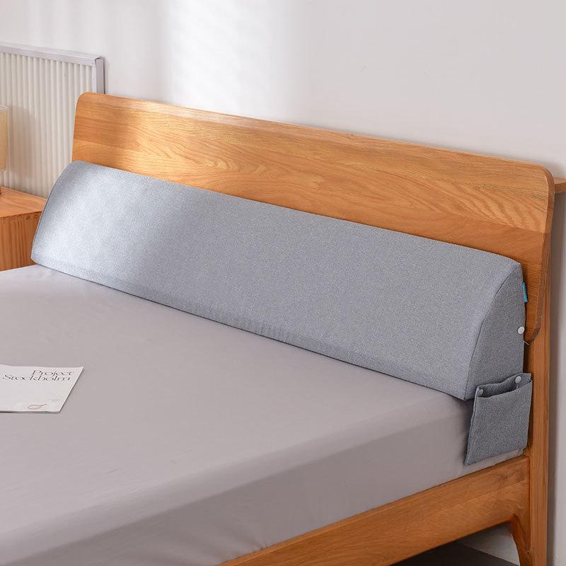Detachable and Washable Triangle Wedge Pillow: Lumbar Support & Bedside Backrest for Reading