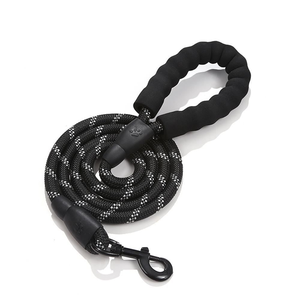 

Durable Anti-Burst Dog Leash for Medium & Large Dogs - Top-Selling Pet Lead Length 150cm * Width 1.2cm чорний