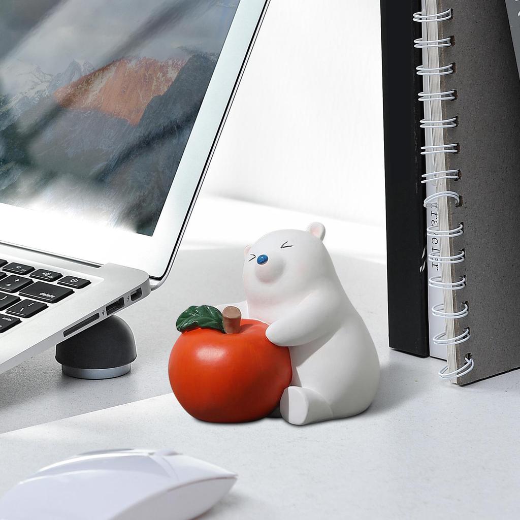 Rabbit Statue Collectible Home Decoration Animal Figure Cartoon Rabbit Statue For Bedroom Hallway Desk Shelf Table Bookshelf