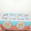 Shower Tablecloth Banner Mug Home Decoration Party Tableware Cutlery Set Paper Plates Paper Cups