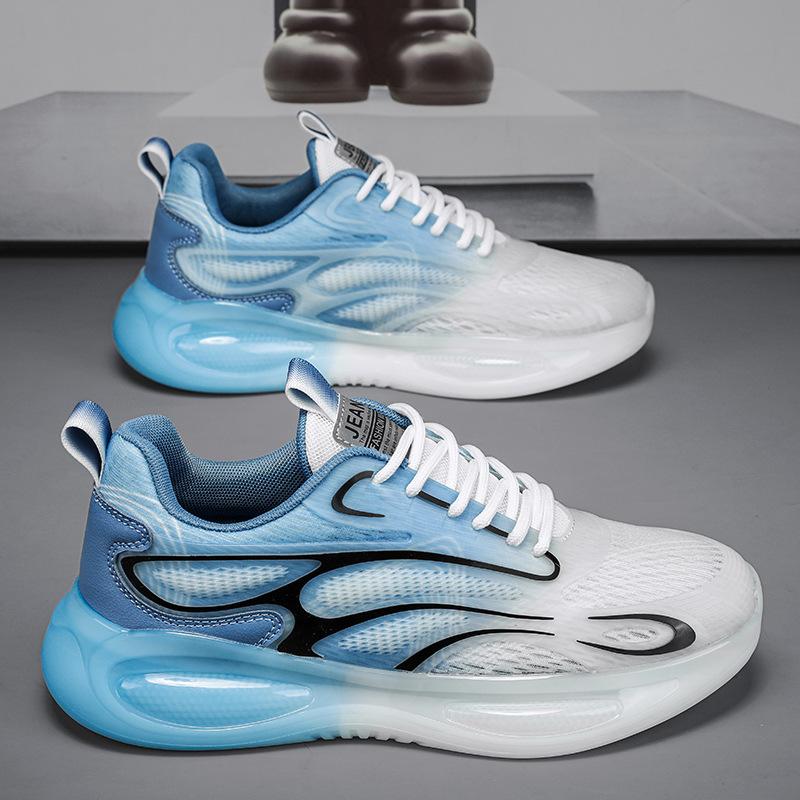 Men's shoes new summer breathable mesh sports casual running mesh shoes little white lightweight dad height-increasing shoes
