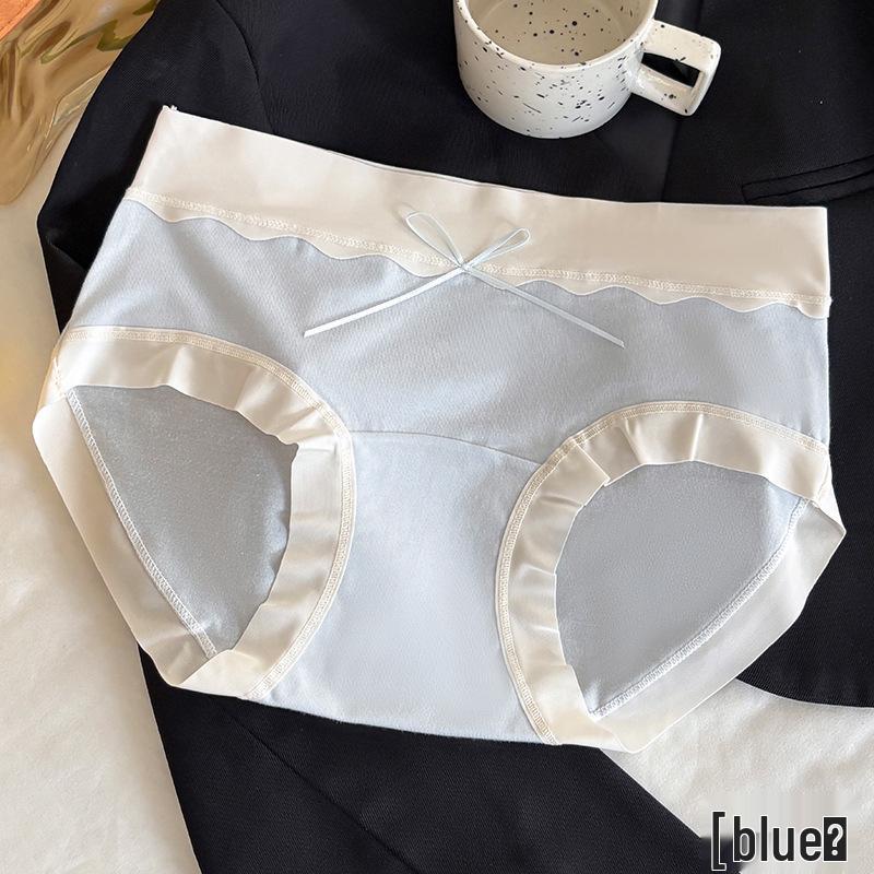 Women's Lyocell Mid-Waist Seamless Breathable Stretch Hip-Hugging Soft Triangle Panties