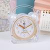 With Light Luminous Alarm Clock Rural Small Desk Clock Fashion Silent Alarm Clock  Bedside