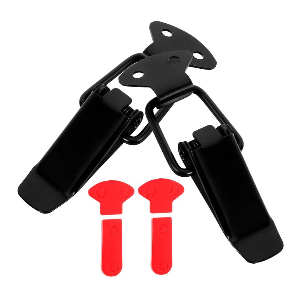 Luxshiny 2pcs Bumper Buckle Car Bumper Quick Release Clip Lock Clip Fastener for Trunk Fender Iron Hook Clip Large Enclosure