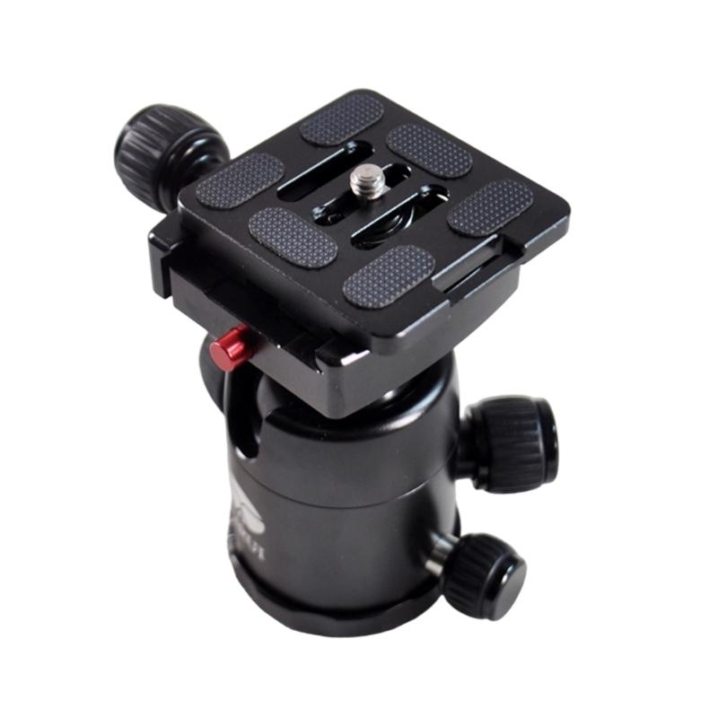 High Strength Aluminum Quick Release Plate With 3 Screw Mounting Channel And Anti Slip Feet For TY50X Tripods