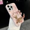 Retro Bow Sika Deer Pattern Phone Case For IPhone 17 16 15 14 13 12 11 Pro Max 14 Plus 17Air Wrinkle Wave Soft Silicone Cover