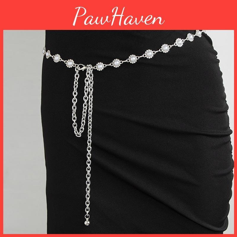 Elegant Water Diamond Waist Chain For Women With Hollow Design For Summer Accessories Fashion