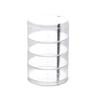 Rotatable Clear Cosmetic Storage Box with Multi-Layer Design for Jewelry and Hairpins, Dustproof, Ins Style