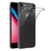 Coque et tour de cou pour iPhone 7 / 8- TPU Souple Transparent Cordon Noir réglable Phonillico®