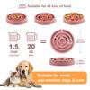 1Pcs Pet Cat and Dog Slow Food Tray Products Anti-choking Disc Licking Utensils Safety Material Energy Consumption