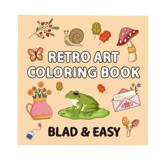 Vuxna Tonåringar Målarbok Enkelsidiga sidor Konstig design Högupplöst utskrift Stressavlastning Avslappning Ritning