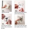 8 Pcs Plastic Butterfly Wall Hooks Wall Mounted Self Adhesive Butterfly Storage Hanger Moisture-proof Decorative Key Holder