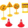 Model Railway Road Signs Oo Fairy Garden Layout Micro Landscape Decoration