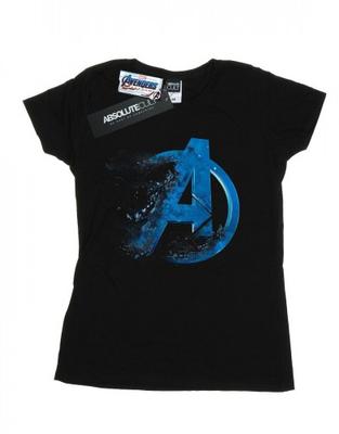 Womens/Ladies Avengers Endgame Dusted Logo Cotton T-Shirt
