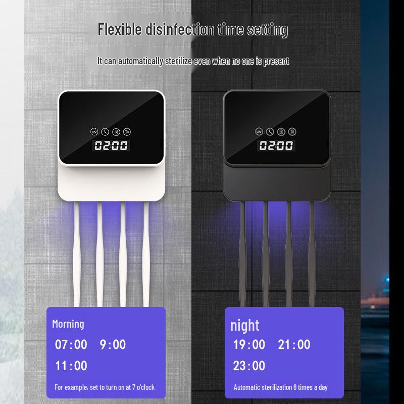 Minimalist Smart UV Toothbrush Sterilizer and Dryer