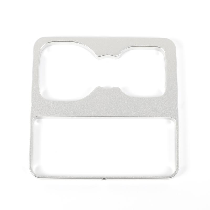 

Aluminum For Land Rover Defender 90 110 130 2020-2026 Car Center Control Panel Water Cup Holder Heightened Pad Car Accessories серебряный