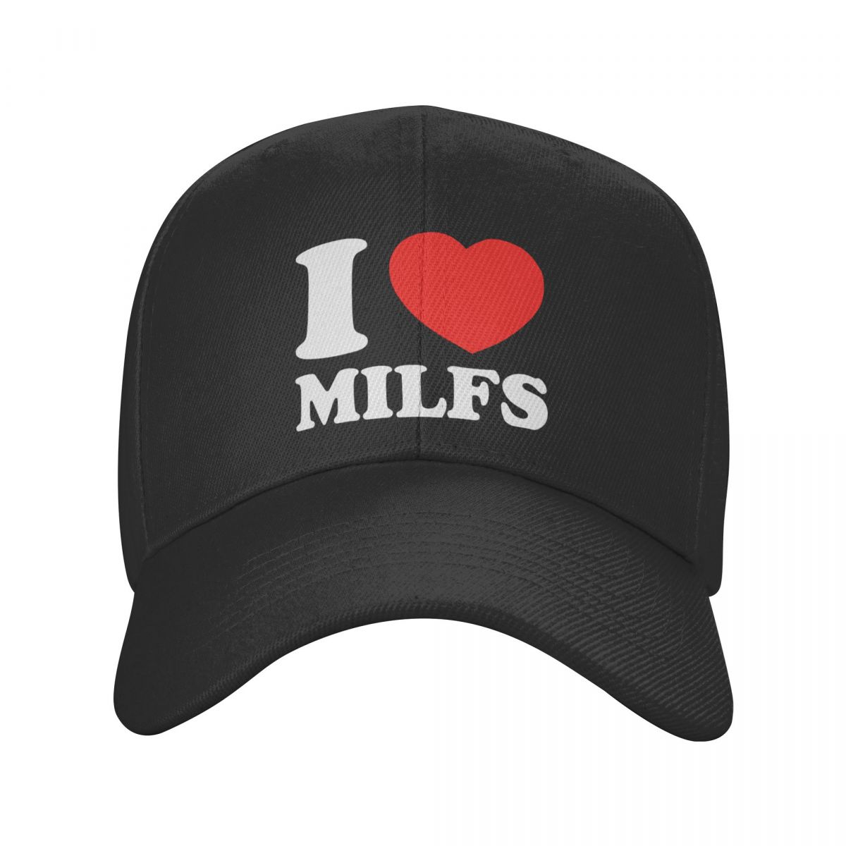 

Классическая бейсболка I Love Milfs для женщин унисекс, регулируемая на заказ шляпа унисекс для папы, уличные шапки Snapback, кепки дальнобойщика