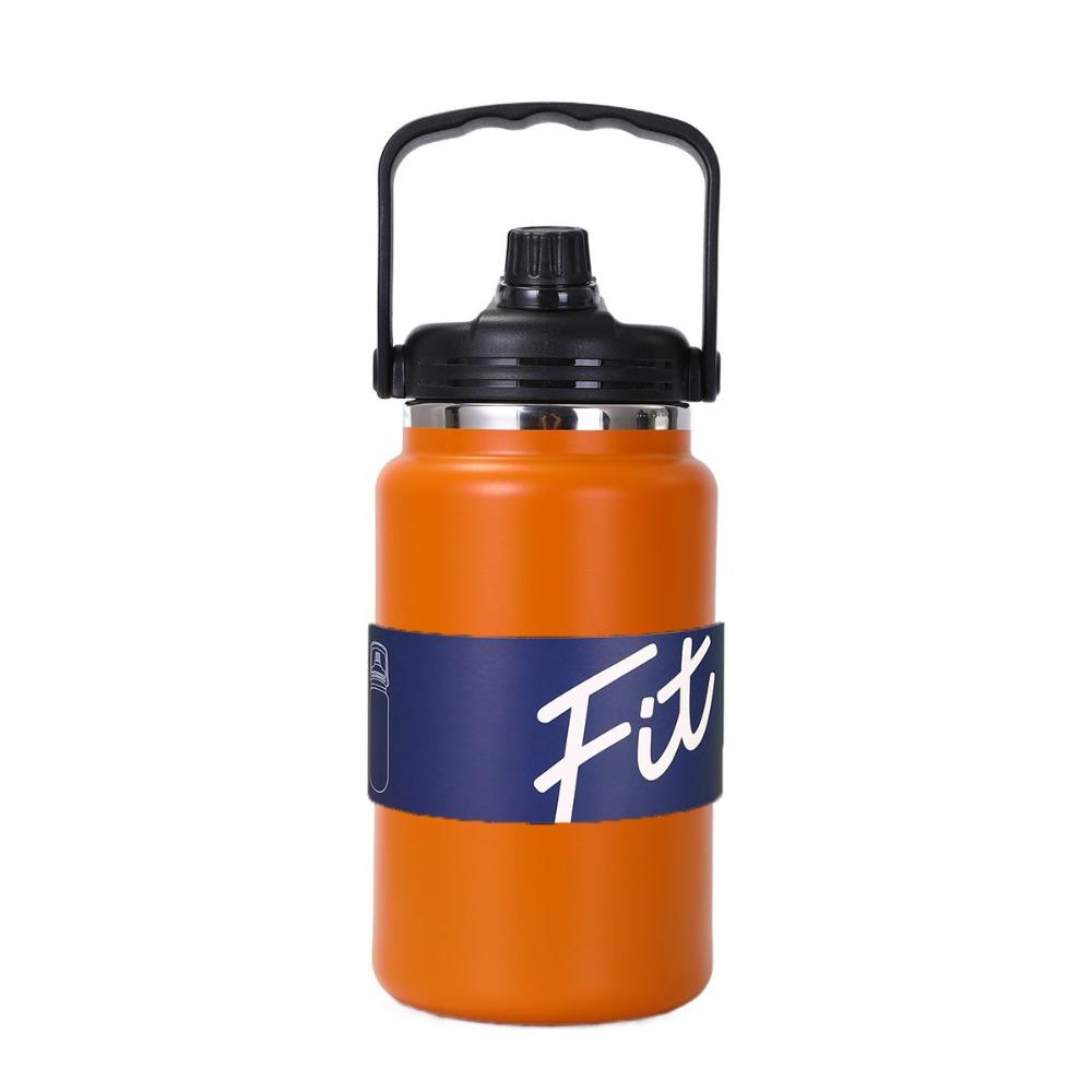 

Stainless Steel Insulated Water Bottle 1.5/2/2.5L Large Capacity Sport Thermal Cup Fall-resistant with Straw Vacuum Flask 1500ml