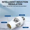 E27 Lamp Holder with Motion Detection LED Bulb Base Motion Activated E27 Light Socket Adapter 110mm for Homes & Office