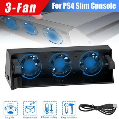 Cooler For Sony Ps4 Ps 4 Slim Fan Console Accessories Cooling Base Accesorios Video Game Mount Control