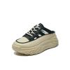 Ladies Shoes 2025 Closed Toe Platform Women's Slippers Fashion Roman Thick Bottom Hollow Out Lace-up Comfortable Casual Sneakers