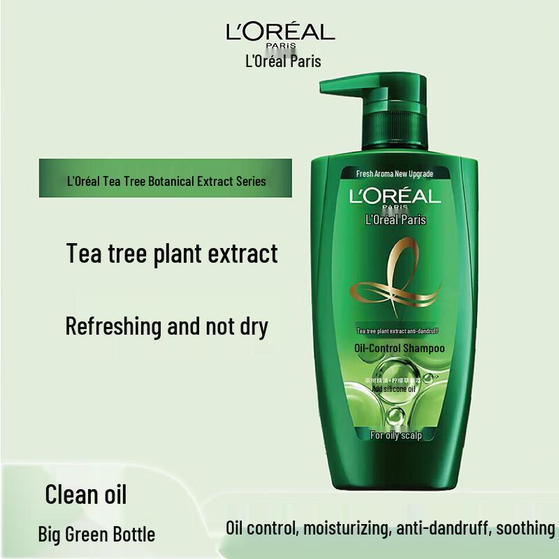 

L Oréal Tea Tree Anti-Dandruff Oil Control Shampoo