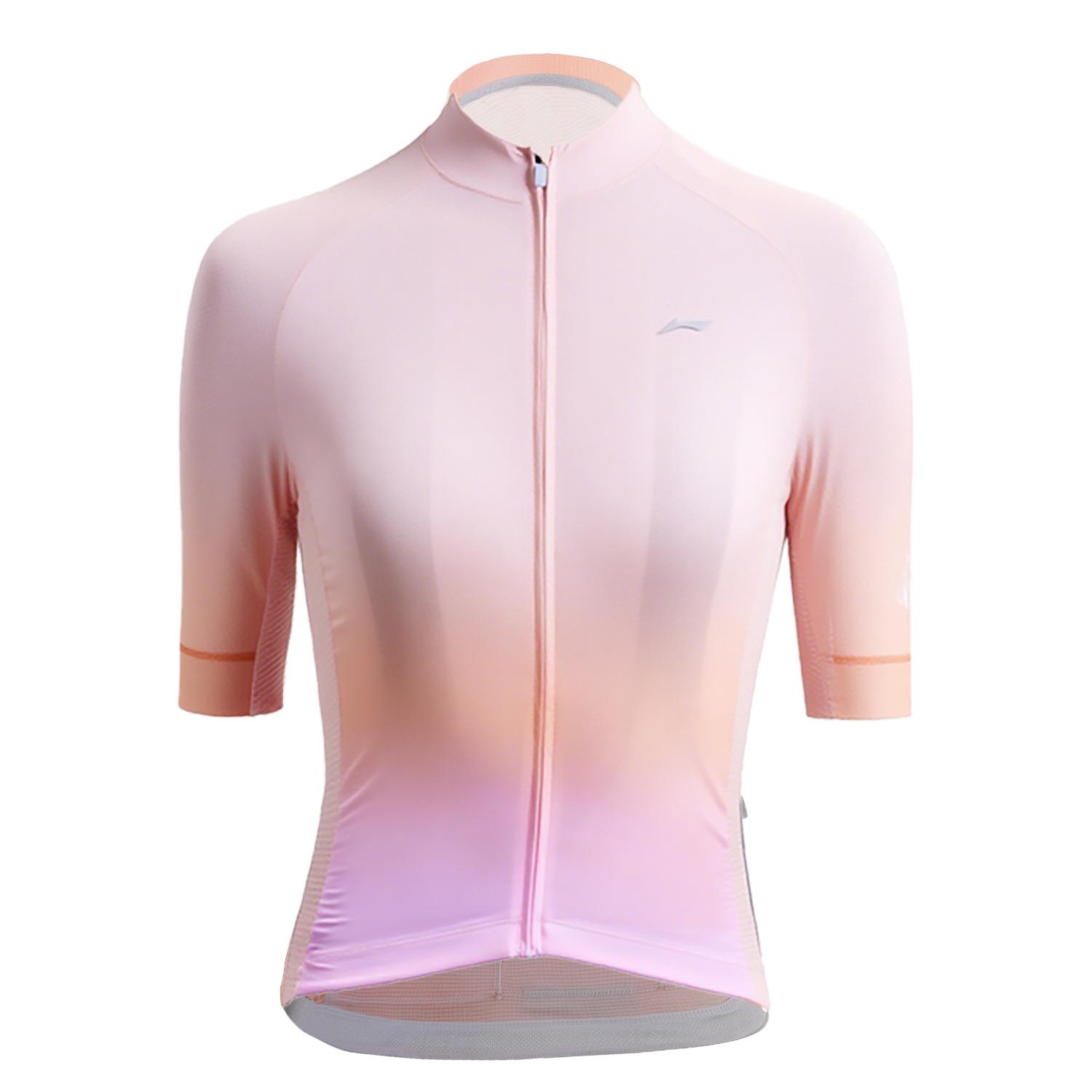 

Li Ning Летняя приталенная веломайка с коротким рукавом Женская майка LCTY052-3 S