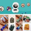 Jewelry Making Set Microwave Kiln Mold Glass Crafting Set Glass Fusing Kiln Microwave Kiln Set Suitable for Glass Fusing