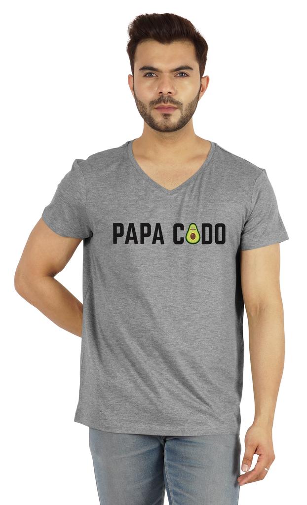 Inkmeso Herren Bedruckt   Papa Codo   T-Shirt Für Papa Lustiges Zitat T-Shirt Baumwolljersey