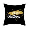 Christmas Golden Series Festive Decoration Pillowcase Home Sofa Car Pillow Cushion