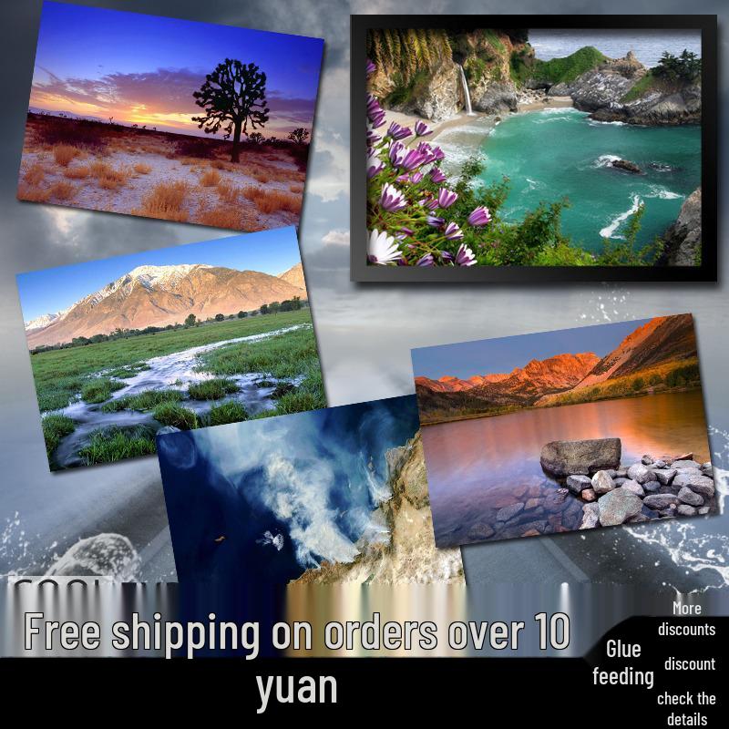 California Scenery Poster: Free Shipping in USA - Ideal for Dorm, Bedroom, Living Room, Bar, or Cafe Decor