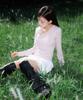 ROSEFRANTZ Unbalanced Shirring Long Sleeve [Pink]