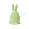 Colorful Flocking Easter Rabbit Resin Ornament Bunny 'Happy Easter Day 2026' Home Desktop Decoration Kids Birthday Gift