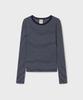 WHO.A.U Ribbed Long Sleeve T-Shirt / Whlag2321F
