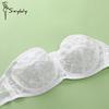 Ultra-thin Cool Strapless Bra for Women Steel Ring Push Up Sexy Lace Non-slip and Non-sagging Tube Top