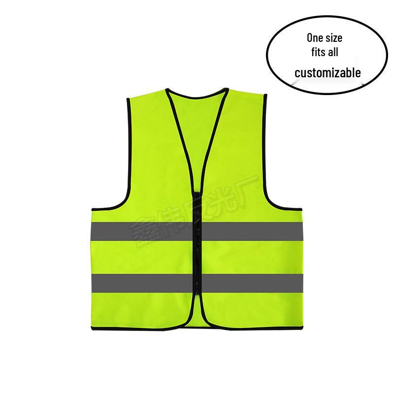 High-Visibility Reflective Safety Vest for Traffic and Construction Workers