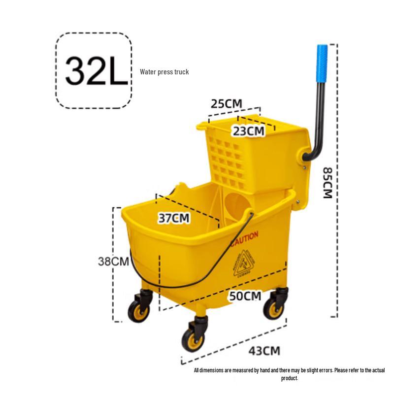 Darensu 32L Squeeze Mop Bucket Set