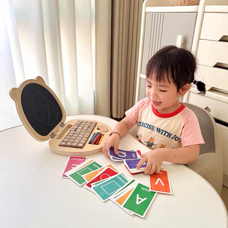 

Children s Creative Laptop Design Drawing Board Pretend Play Toy