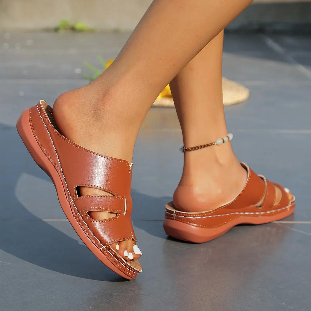 Summer Women's Slippers Casual Women's Sandals Outdoor Lightweight Wedge Slip resistant Slippers