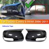 For Toyota Camry 6 Xv40 Mark X / Reiz Car Rearview Side Mirror Cover Wing Cap Exterior Door Housing Shell Trim ABS Sticker