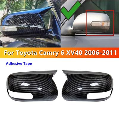Für Toyota Camry 6 xv40 Mark X / Reiz Auto Rückspiegel Seitenspiegel Abdeckung Flügelkappe Außen Türgehäuse Schale Verkleidung ABS Aufkleber