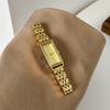 GEDI Luxury Vintage Women's Watches Rectangular Steel Bracelet Timepiece Water-Resistant Quartz Watch Holiday Gift