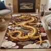 Multiple sizes Golden dragon with clouds Carpet for Living Room Bedroom Sofa Home Decor Rus Non-slip Floor Mat Luxury Gift