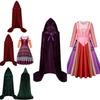 Hocus Pocus2 Winifred Sarah Mary Sanderson Halloween Cosplay Kinder Kapuzenumhang Ein Kostüm, das Magie zum Leben erweckt!