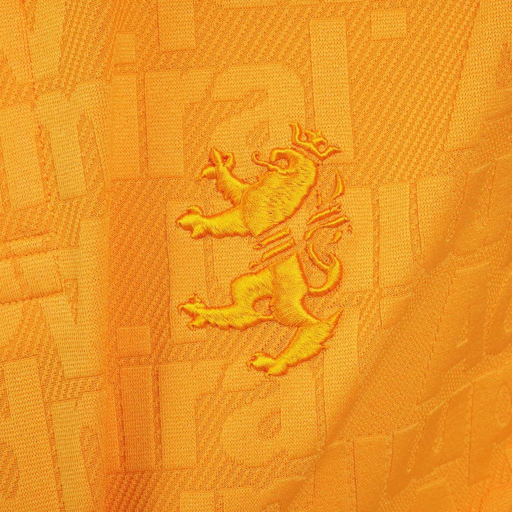 Admiral Golf Men's Classic Tonal Big Rampant Long Sleeve Shirt, ADMA475, Orange