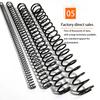 65MN Strong Compression Spring Steel Mechanical Cylindrical Spiral Coil Rotor Return Force Diameter 0.5mm 1.0mm Length 100-500mm
