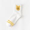 Socks women's medium tube socks, Korean cartoon cute and sweet Korean version of stockings cotton socks college style student socks women