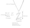 Stainless 26 Letter Initial Earring and Necklace Set Tarnish Jewelry Gift